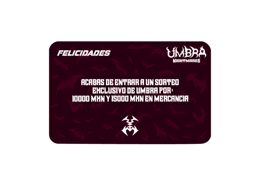 Tarjeta de Sorteo