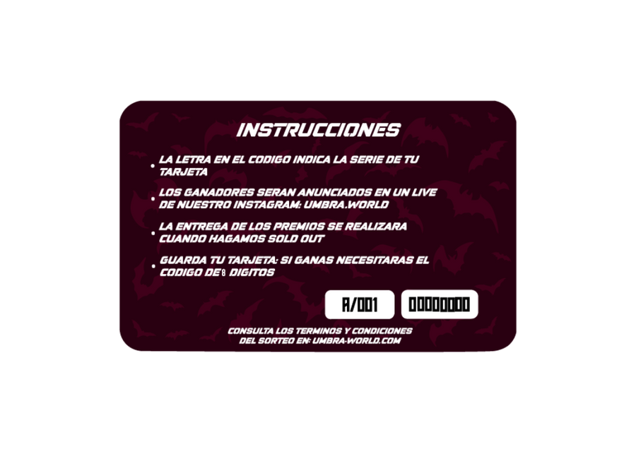 Tarjeta de Sorteo