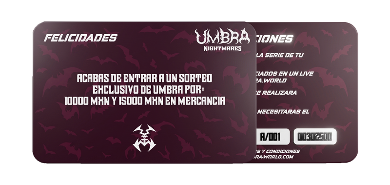 Tarjeta de sorteo